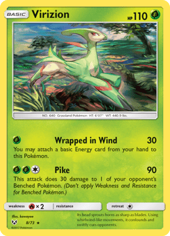 Virizion 8/73 Shining Legends