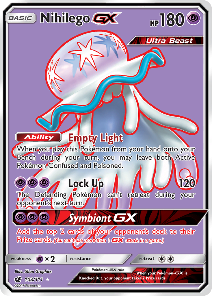 Nihilego-GX 103/111 Crimson Invasion