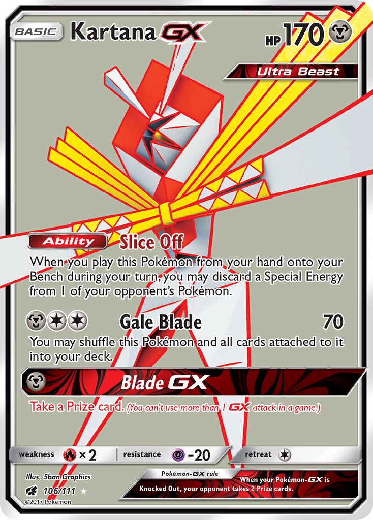 Kartana-GX 106/111 Crimson Invasion