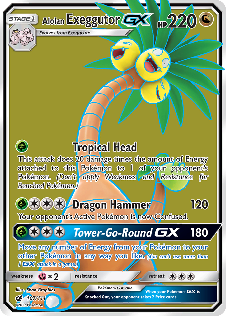 Alolan Exeggutor-GX 107/111 Crimson Invasion