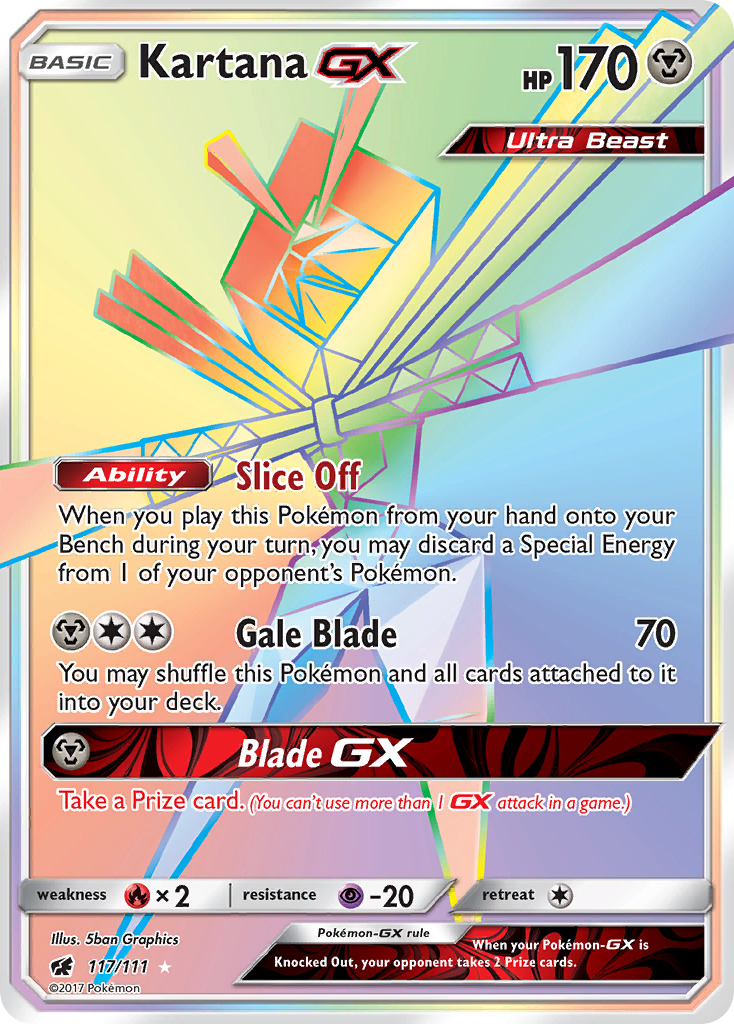 Kartana-GX 117/111 Crimson Invasion