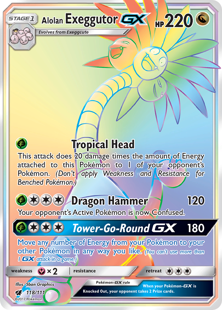 Alolan Exeggutor-GX 118/111 Crimson Invasion