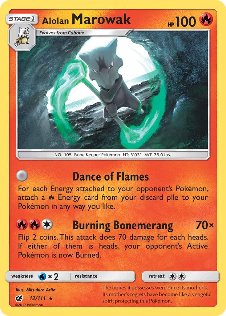 Alolan Marowak 12/111 Crimson Invasion