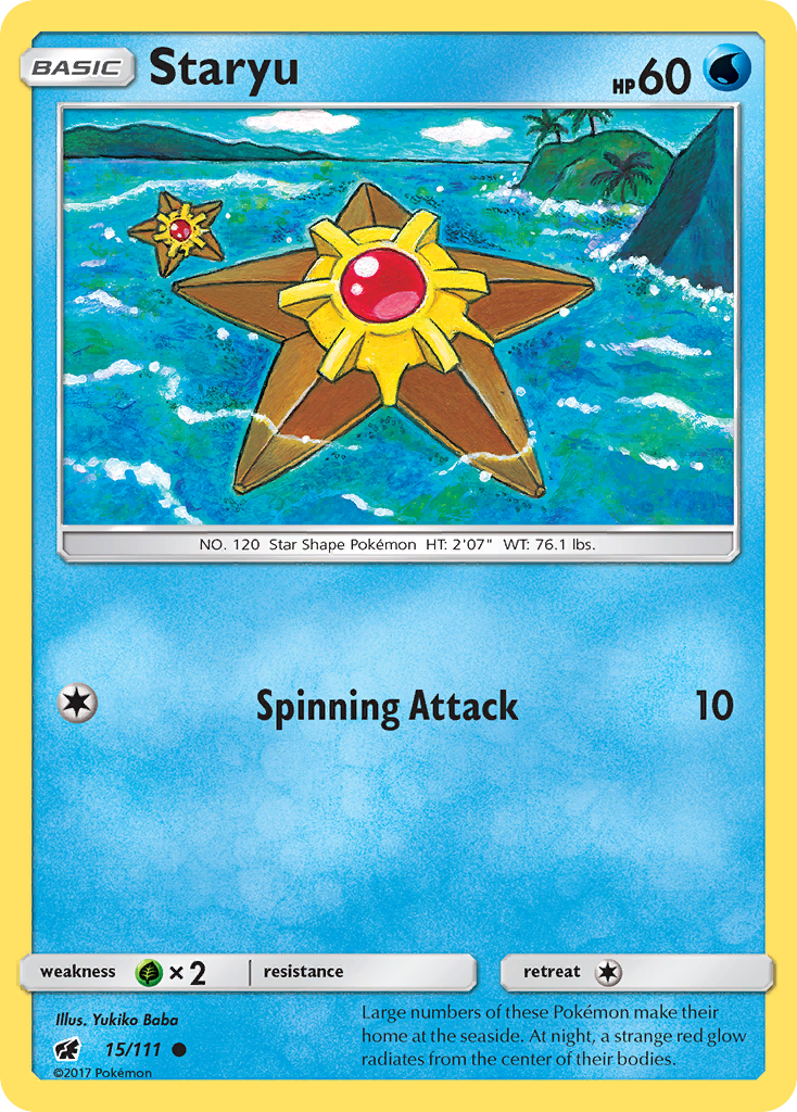 Staryu 15/111 Crimson Invasion