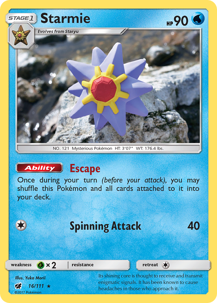 Starmie 16/111 Crimson Invasion