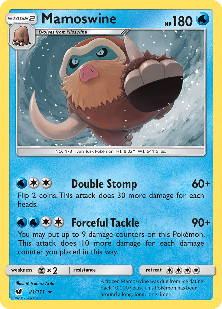 Mamoswine 21/111 Crimson Invasion