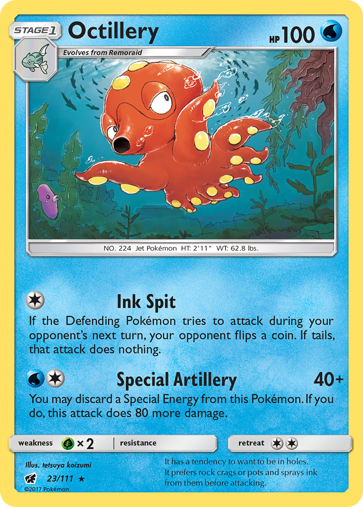 Octillery 23/111 Crimson Invasion