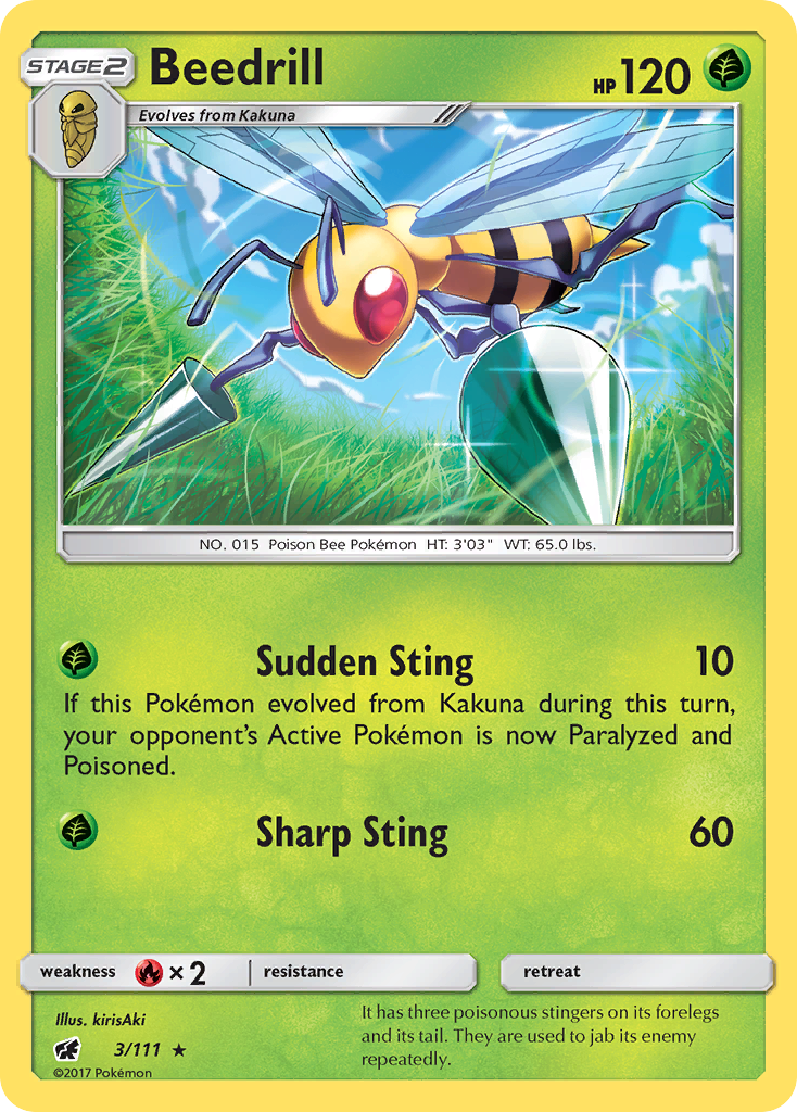Beedrill 3/111 Crimson Invasion