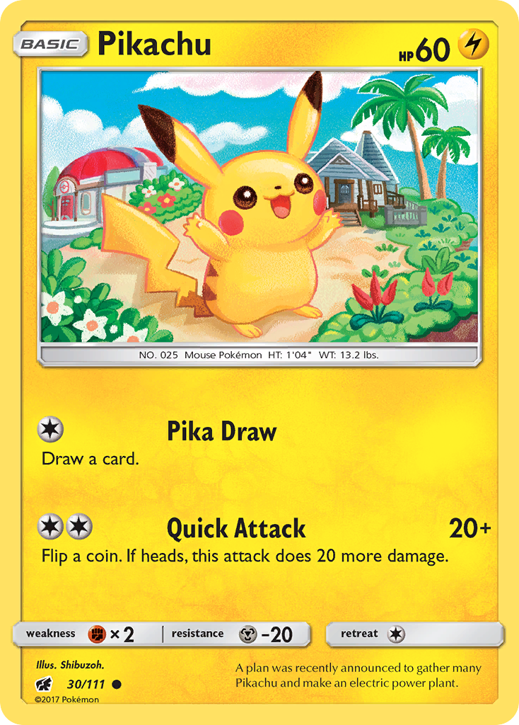 Pikachu 30/111 Crimson Invasion