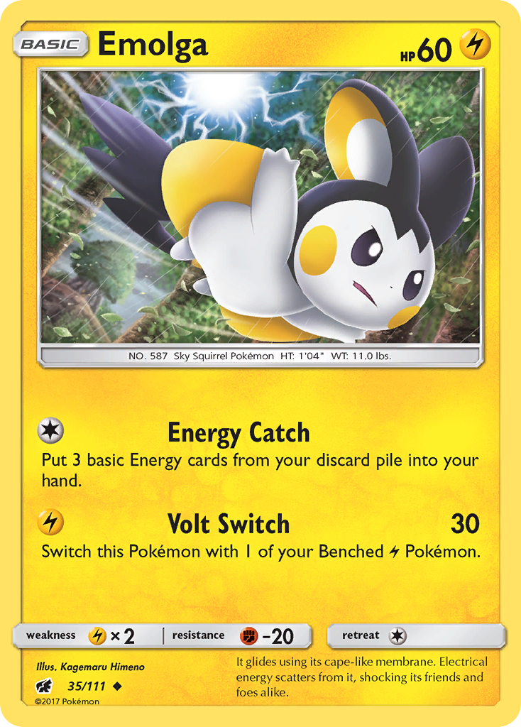 Emolga 35/111 Crimson Invasion