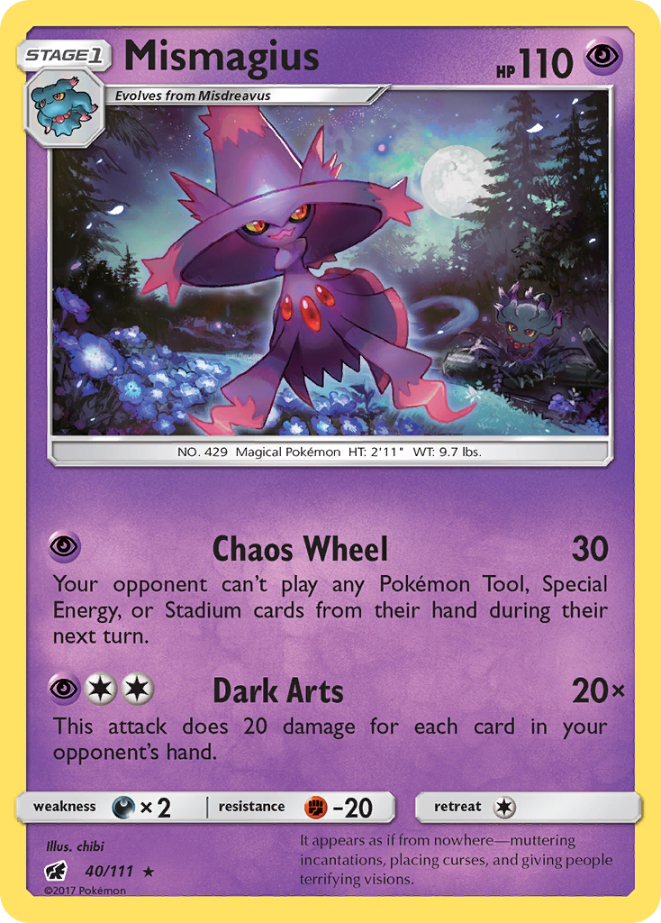 Mismagius 40/111 Crimson Invasion