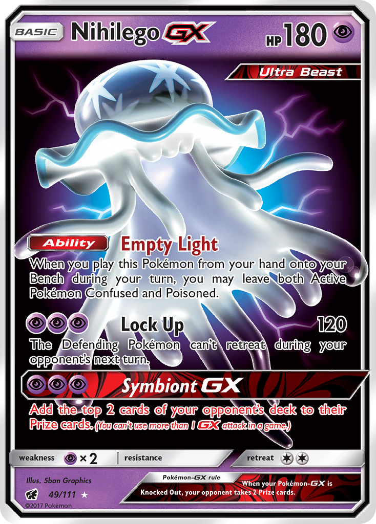Nihilego-GX 49/111 Crimson Invasion