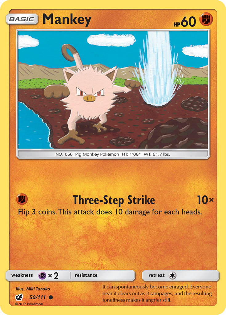 Mankey 50/111 Crimson Invasion