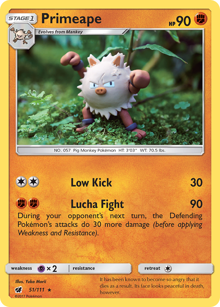 Primeape 51/111 Crimson Invasion
