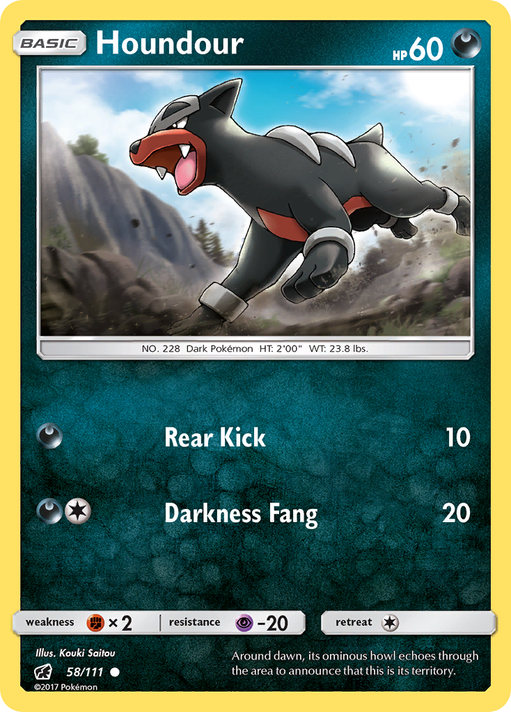 Houndour 58/111 Crimson Invasion