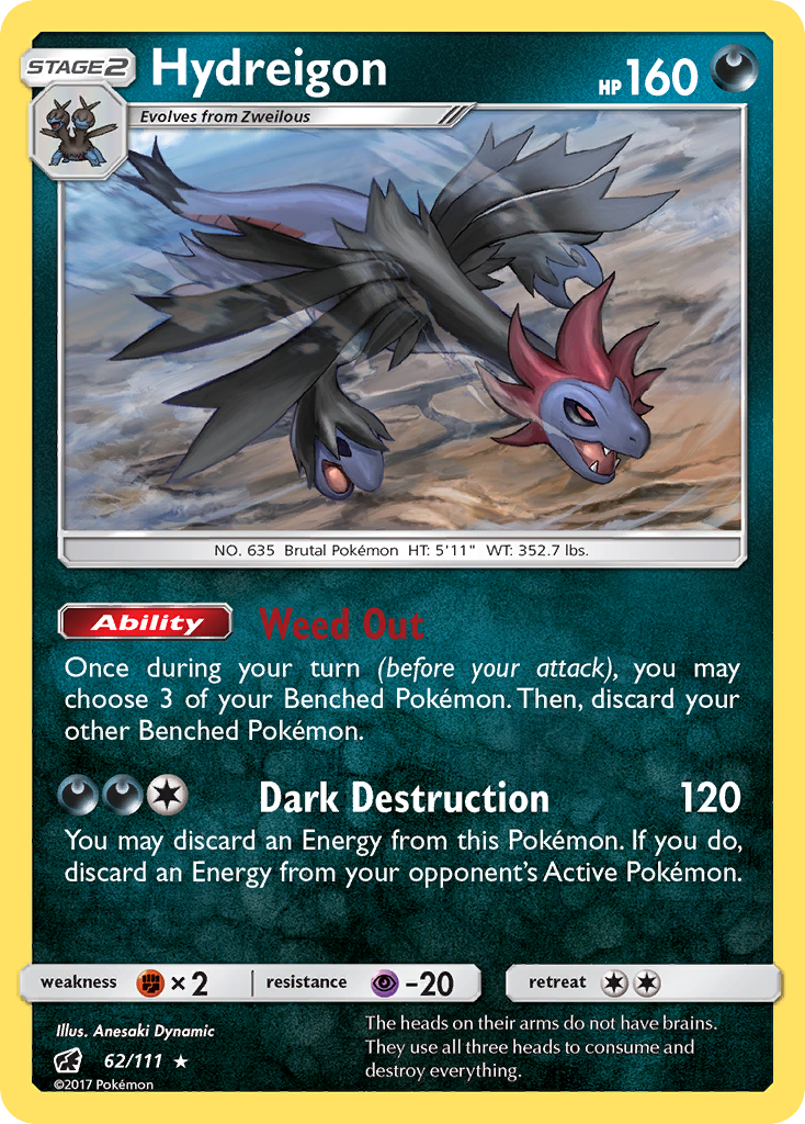 Hydreigon 62/111 Crimson Invasion