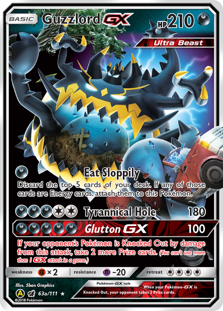 Guzzlord-GX 63a/111 Crimson Invasion