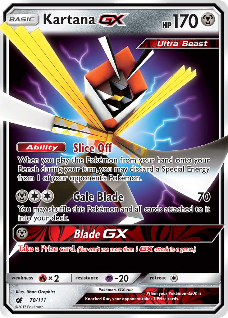 Kartana-GX 70/111 Crimson Invasion