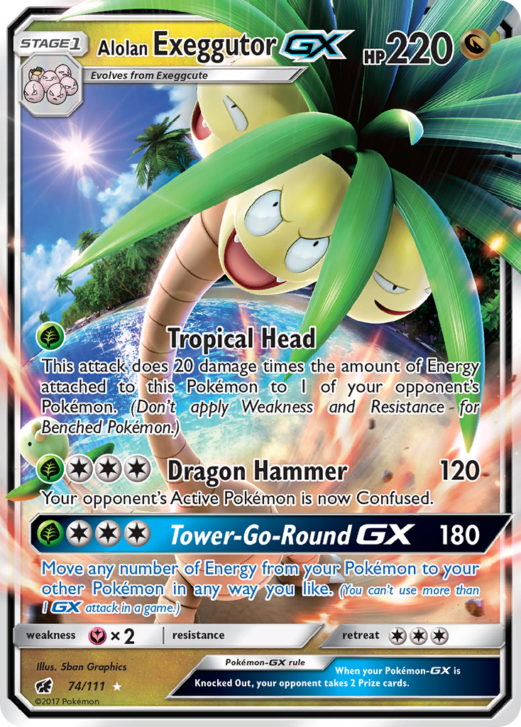 Alolan Exeggutor-GX 74/111 Crimson Invasion