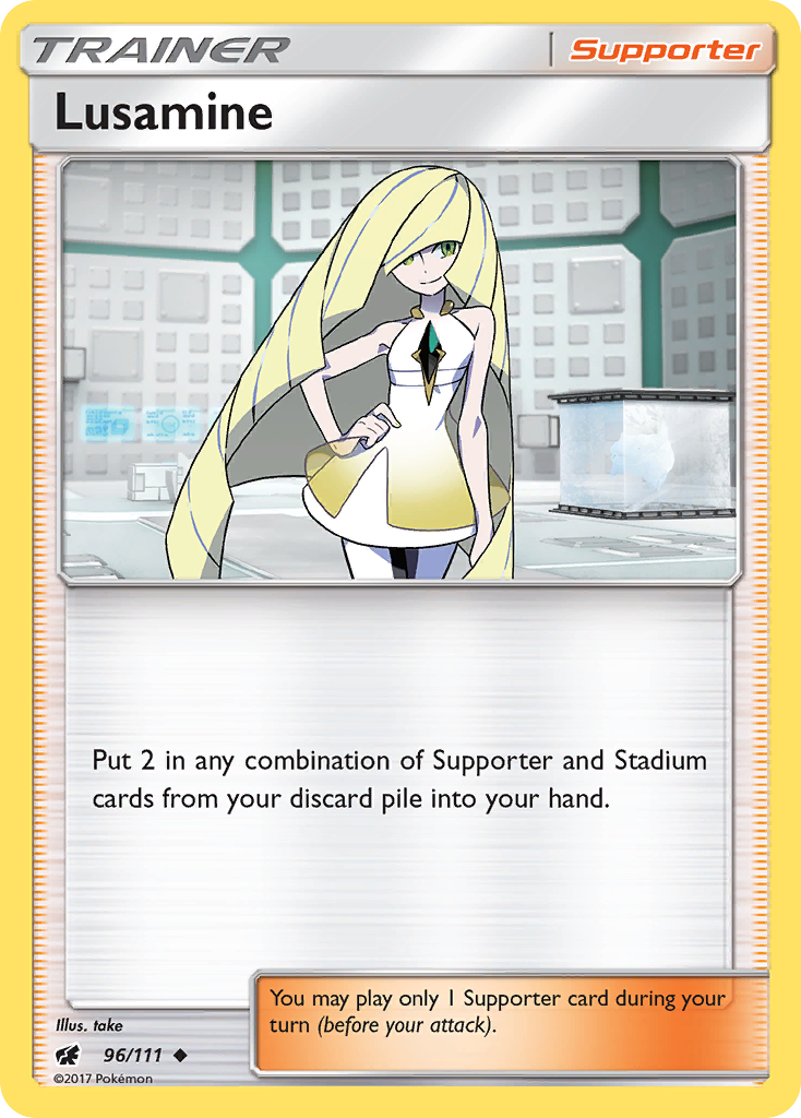 Lusamine 96/111 Crimson Invasion