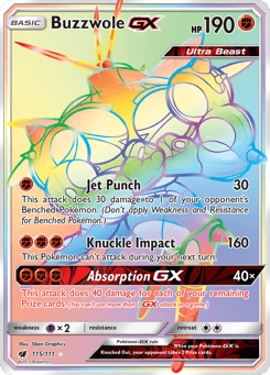 Buzzwole-GX 115/111 Crimson Invasion