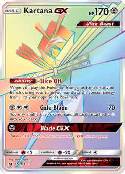 Kartana-GX 117/111 Crimson Invasion
