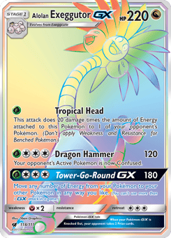Alolan Exeggutor-GX 118/111 Crimson Invasion