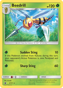 Beedrill 3/111 Crimson Invasion