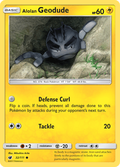 Alolan Geodude 32/111 Crimson Invasion