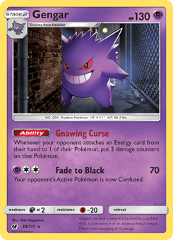 Gengar 38/111 Crimson Invasion