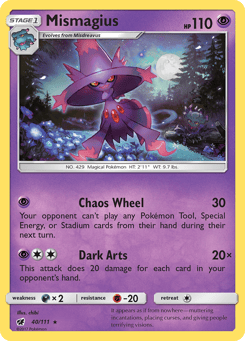 Mismagius 40/111 Crimson Invasion