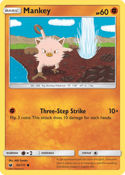 Mankey 50/111 Crimson Invasion