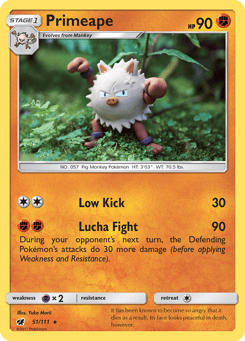 Primeape 51/111 Crimson Invasion