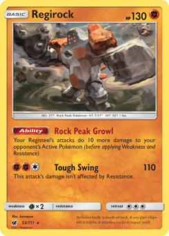 Regirock 53/111 Crimson Invasion