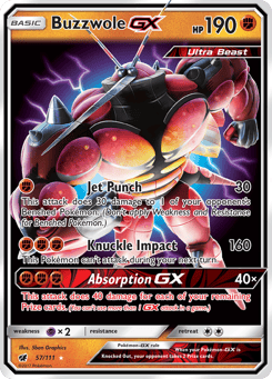 Buzzwole-GX 57/111 Crimson Invasion