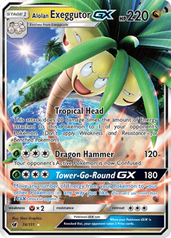 Alolan Exeggutor-GX 74/111 Crimson Invasion