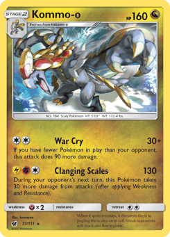 Kommo-o 77/111 Crimson Invasion