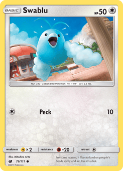 Swablu 79/111 Crimson Invasion