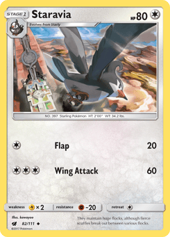 Staravia 82/111 Crimson Invasion