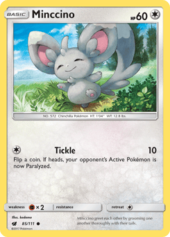 Minccino 85/111 Crimson Invasion
