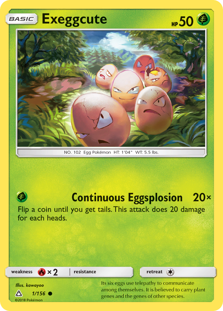 Exeggcute 1/156 Ultra Prism
