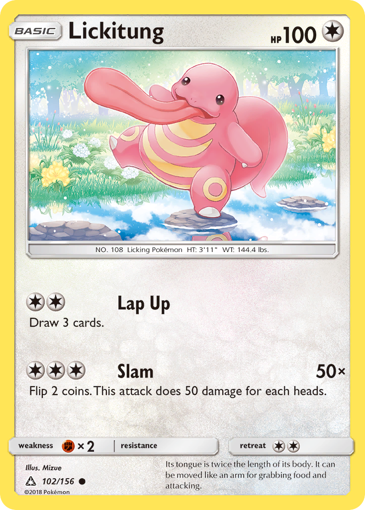 Lickitung 102/156 Ultra Prism