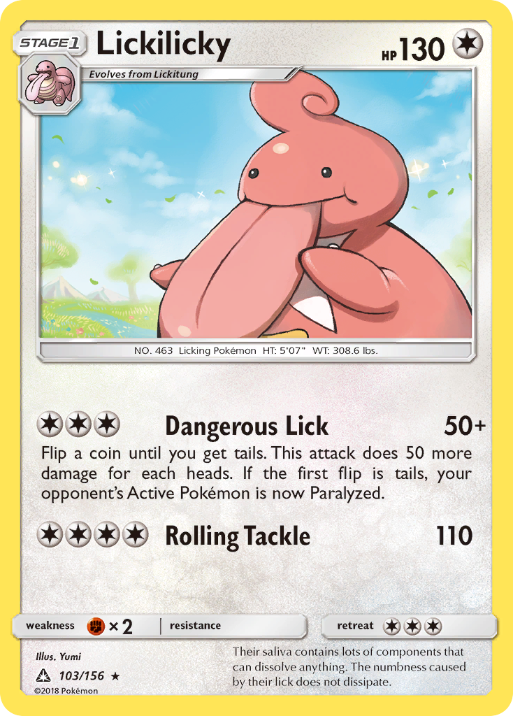Lickilicky 103/156 Ultra Prism