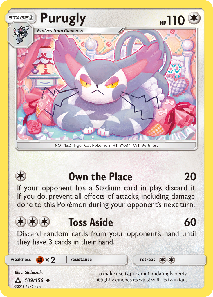 Purugly 109/156 Ultra Prism
