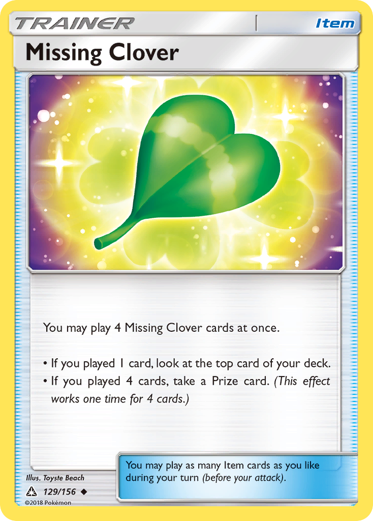 Missing Clover 129/156 Ultra Prism