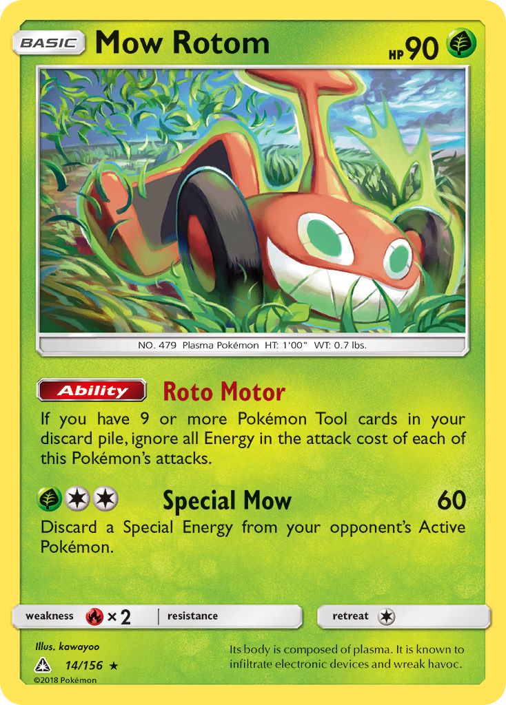 Mow Rotom 14/156 Ultra Prism