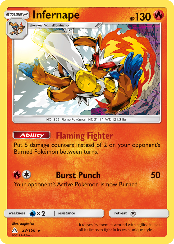 Infernape 23/156 Ultra Prism