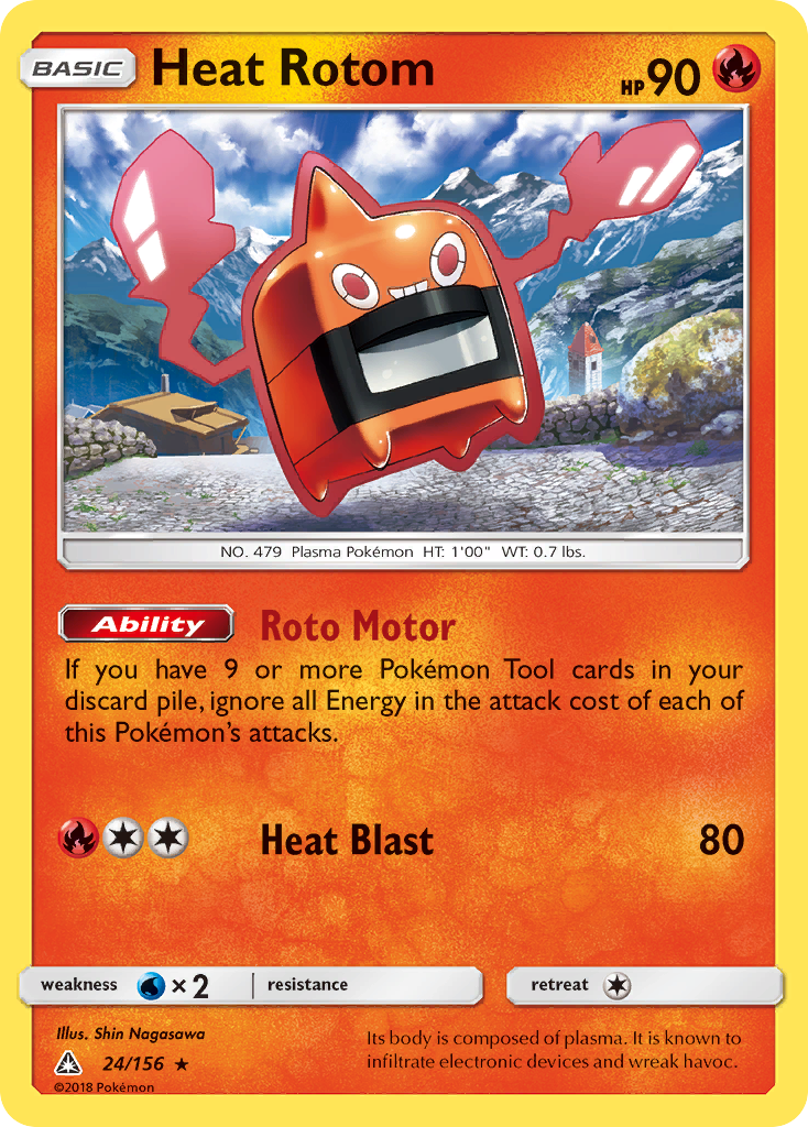 Heat Rotom 24/156 Ultra Prism