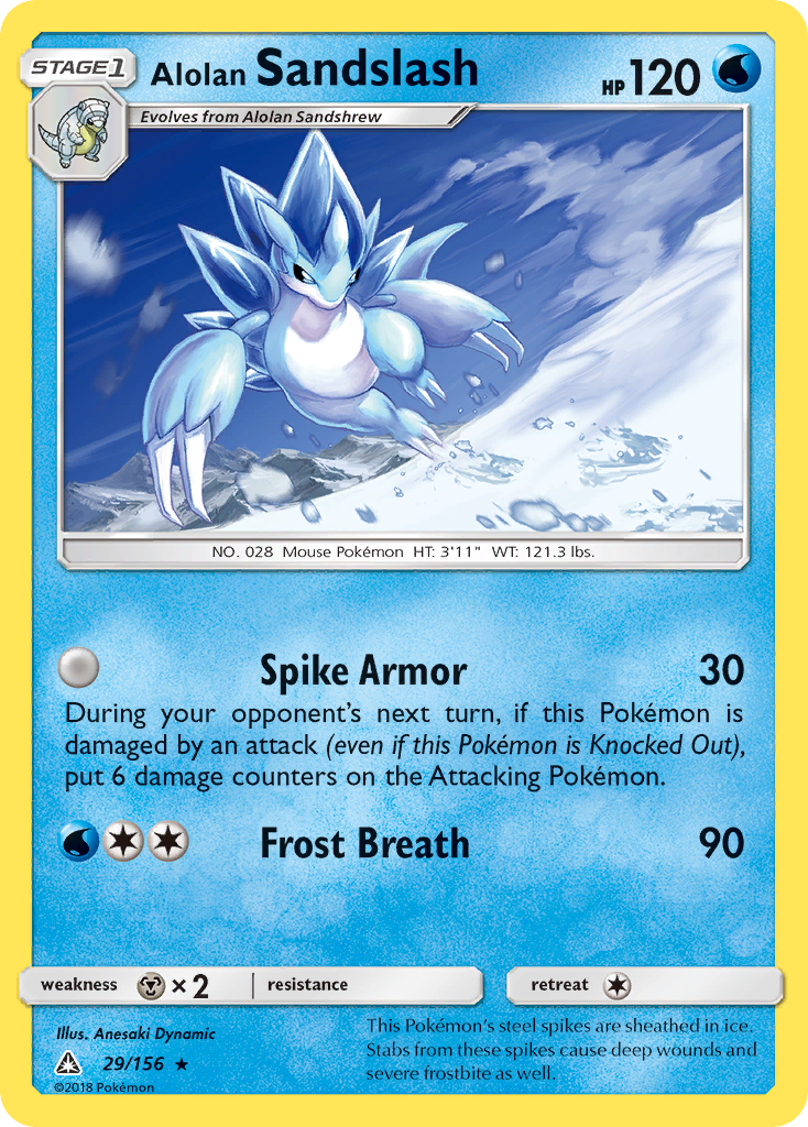 Alolan Sandslash 29/156 Ultra Prism