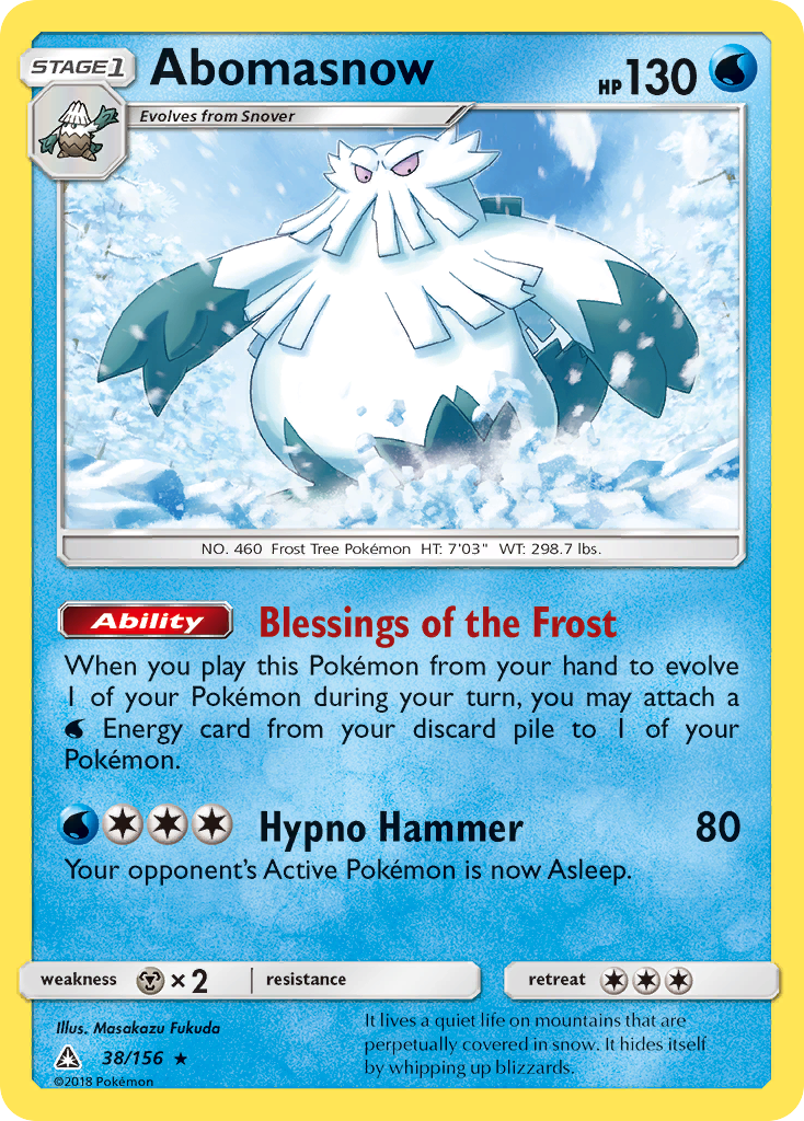 Abomasnow 38/156 Ultra Prism